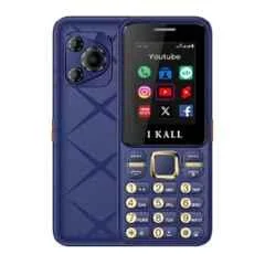 I Kall I7 2.4 inch 2500mAh Blue Dual Sim Keypad Multimedia Feature Phone, I7-Blue