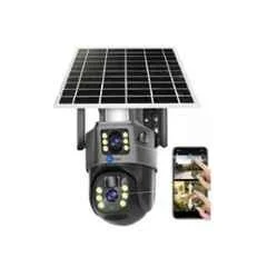 Maizic Smarthome Supercam 5MP Dual Lens PTZ Solar WiFi CCTV Camera with Dual-Screen FHD Color Night Vision, AI Huma Detection & Auto Track