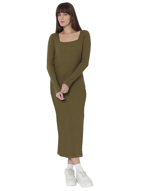 VERO Moda Midi Bodycon Dress for Women