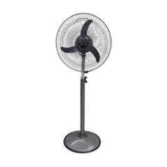 DigiSmart Mark-1 22W 2400rpm Metal & Plastic Metallic Grey Pedestal Fan for Home, Sweep: 400 mm