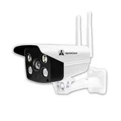 ApnaCam IP 3MP Wireless Outdoor Bullet Smart WiFi Camera with Waterproof, Color Night Vision, 2 Way Audio & Cloud Storage