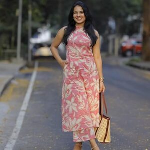 Women's Cotton Kurta Set for Women | A-Line Kurta with Pant | Ethnic Co-ord Two Piece Set | Stylish Cotton Kurti Set for Women | Casual & Office Wear Outfit