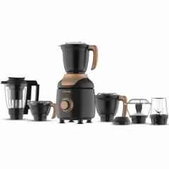 Butterfly Ziera Black 1000W ABS Black Mixer Grinder with 6 Jars