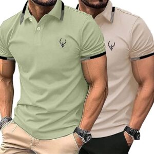 Lymio Polo T Shirt for Men || T Shirt for Man || Collar T Shirt Style Men (Packs Also Available) (Polo-40-43)