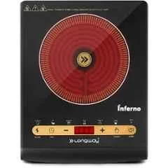 Longway Inferno ICT 2000W Black Infrared Induction Cooktop