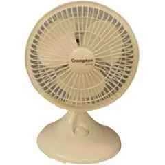 Crompton Cito 225W High Speed White 3 Blade Table Fan, Sweep: 225 mm