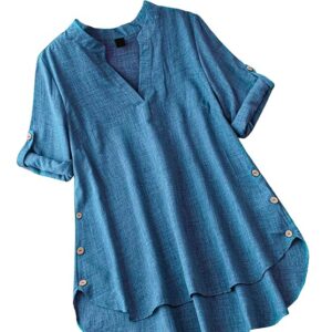 Women's Solid Regular Fit Tunic Top | Kurti for Women