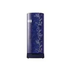 Samsung 183 Litre Mystic Overlay Blue Stylish Grande Design Single Door Refrigerator, RR20C1Z226U