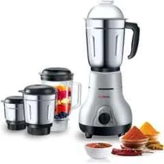 DigiSmart Kitchen Mate 750W ABS Black & Grey Mixer Grinder with 4 Jars
