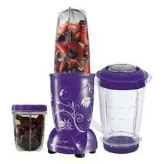 Wonderchef Nutri-Blend 400W Plastic Purple Mixer Grinder with 3 Jars, 63152295