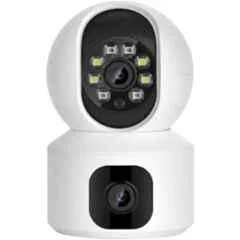 OneXsale 2MP 1080p HD Smart Wi-Fi Camera with Dual Lens, Wireless Baby Monitor & AI Tracking with Audio & Video