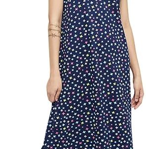 Max Women Cotton Printed Midi Night Gown
