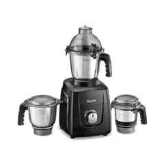 Sujata MG-02 1000W Plastic Black Mixer Grinder with 3 Stainless Steel Jar
