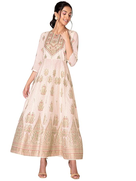 Women's Polyester Regular Fit Casual Kurta