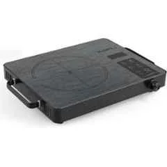 Kapli 2500W Aluminum Black Touch Panel Infrared Induction Cooktop with LED Display, ALECRKAP00038