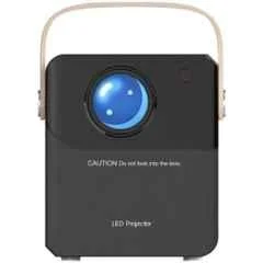 OneXsale HY300 Smart Portable Android 9 Mini Home Projector with 4K/1080P, Wi-Fi 5G/BT 5.0 & 180 Degree Rotation