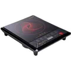 Kemajuan 1600W Glass Black Induction Cooktop with Tact Switch Control, Fast Heating, Energy Efficient & 1 Year Warranty, KICT0216