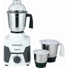 Kelvinator 750W ABS White Mixer Grinder with 3 Stainless Steel Jar, KMG00575