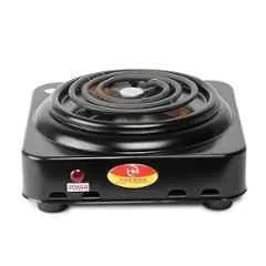 HM 1000W Metal Black Powder Coated Mini Hotplated Manual Induction Cooktop