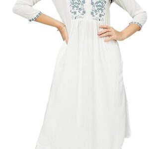 Women's Rayon Regular Fit Casual Kurta