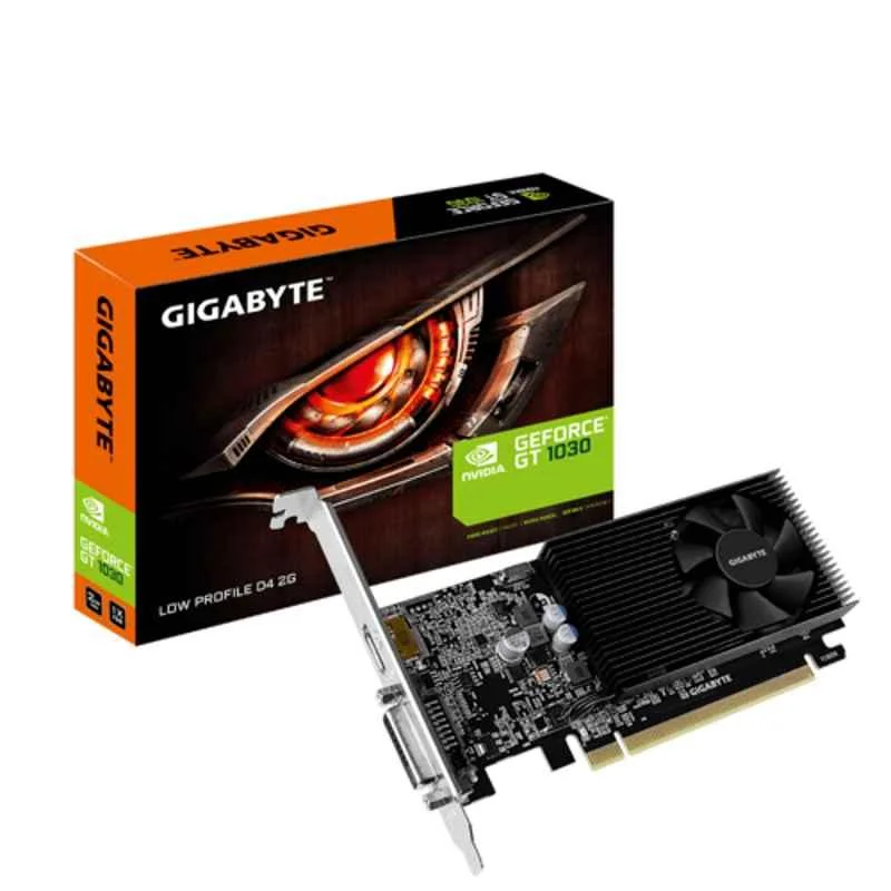 Gigabyte Ge Force GT 1030 Low Profile D4 2G Computer Graphics Card