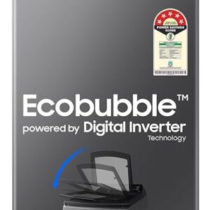 Samsung 9 kg, 5 star, Eco Bubble Technology, Wi-Fi, Soft Closing Door, Fully-Automatic Top Load Washing Machine (WA90BG4542BDTL, Versailles Gray)