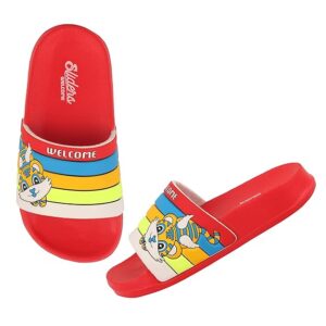 URJO unisex-child Urjo Cubs Kid's Sliders/Slippers Lightweight Super Flexible Stylish Dailywear Sliders