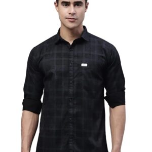Cotton Checkered Slim Fit Casual Shirt For Men
