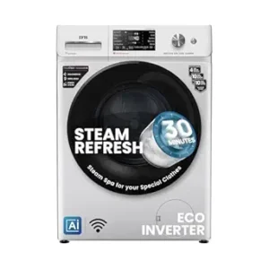 IFB 9 Kg 5 Star, DeepClean® Tech, AI Powered, WiFi, Fully Automatic Front Load Washing Machine (EXECUTIVE SXN 9014K CMS, PowerSteam®, 9 Swirl, Steam Refresh, Inbuilt Heater, Eco Inverter, Rich Silver)