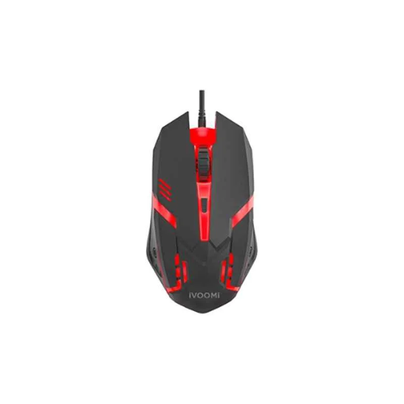 iVoomi Robot Black Wired USB Optical Mouse