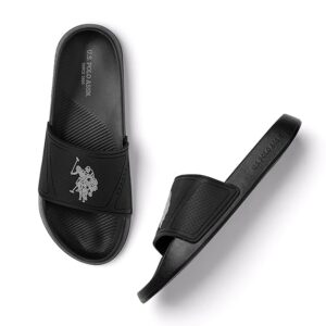 USPA| PHIL BLACK| Stylish slider Flipflops for Man