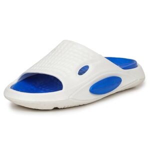 mens Mozo Sliders|Slipper |Boys|Unisex|Dual-Color Soft EVA with Massage Cushioned Footbed
