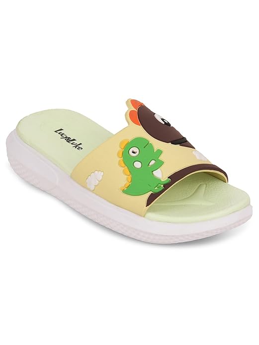 Casual Slides Slipper For Kids With EVA Sole | Comfortable PU Outsole | Cushioned Footbed | Lightweight Latest and Trendy Design