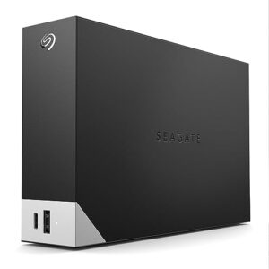 Seagate One Touch Hub 4TB Desktop External HDD – USB-C & USB 3.0 Port, with 3 yr Data Recovery Services, for Computer PC Laptop Mac, 6 Month Mylio Create (STLC4000400), Black